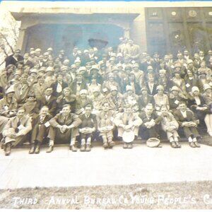 1927 BLACK & WHITE PICTURE - THIRD ANNUAL BUREAU CO. YOUNG PEOPLE'S CONFERENCE